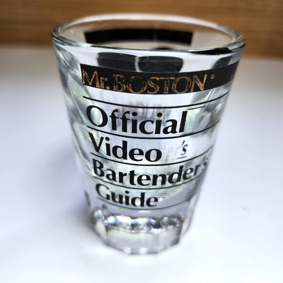 Karl Lorimar Shot Glass Mr Boston Official Video Bartenders Guide 50th Ann - Picture 2 of 6